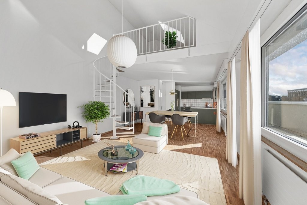 4 ½ rooms roof flat