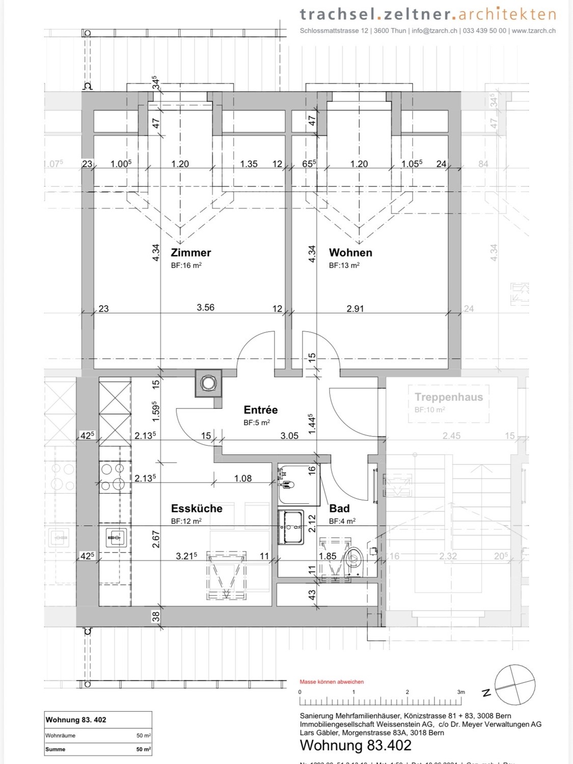 Appartement de 2 ½ pièces