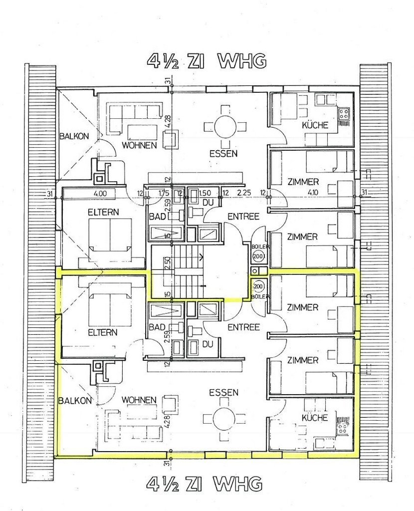 3 ½ rooms apartment