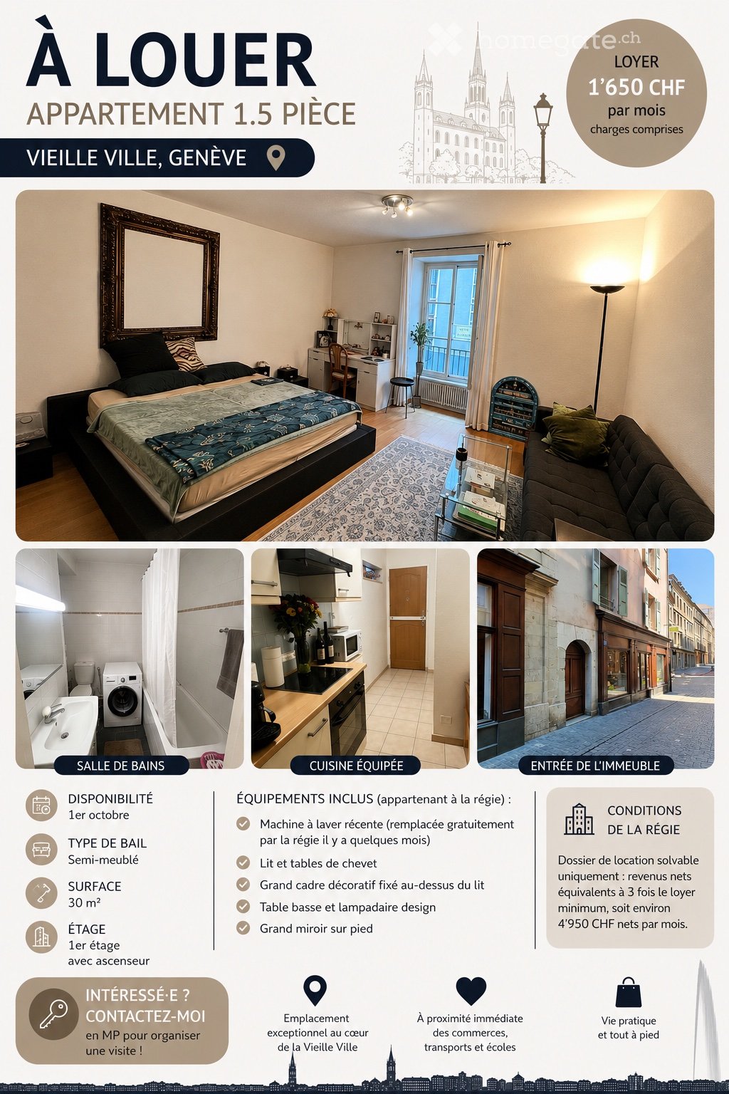 1 room apartment