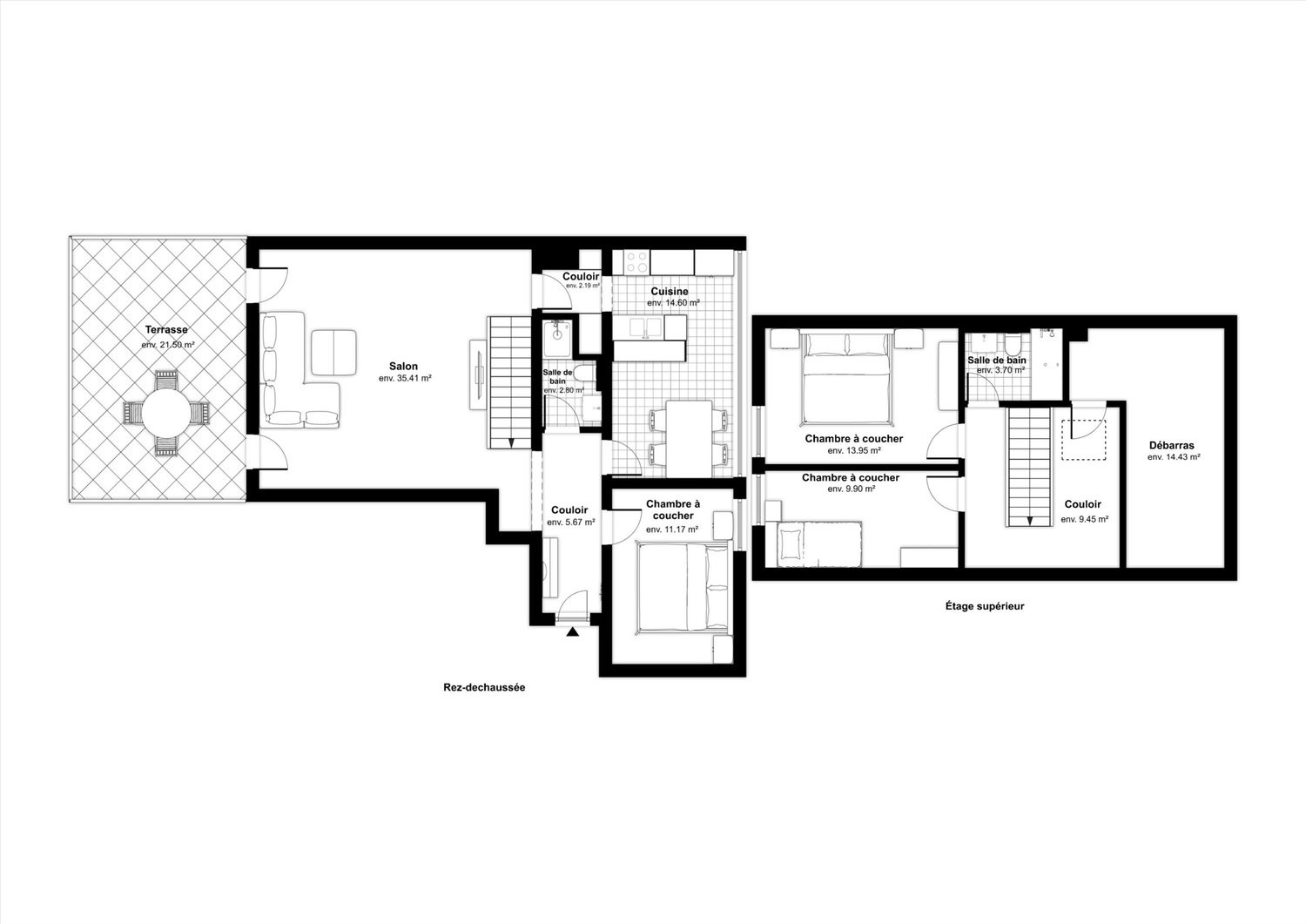 4 ½ Zimmer-Duplex