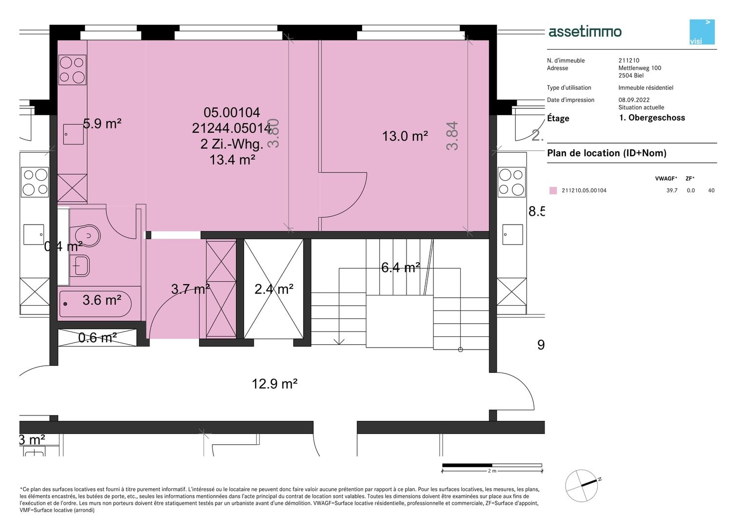 2-Zimmer-Wohnung