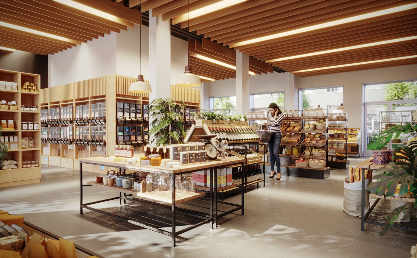 85m² Laden