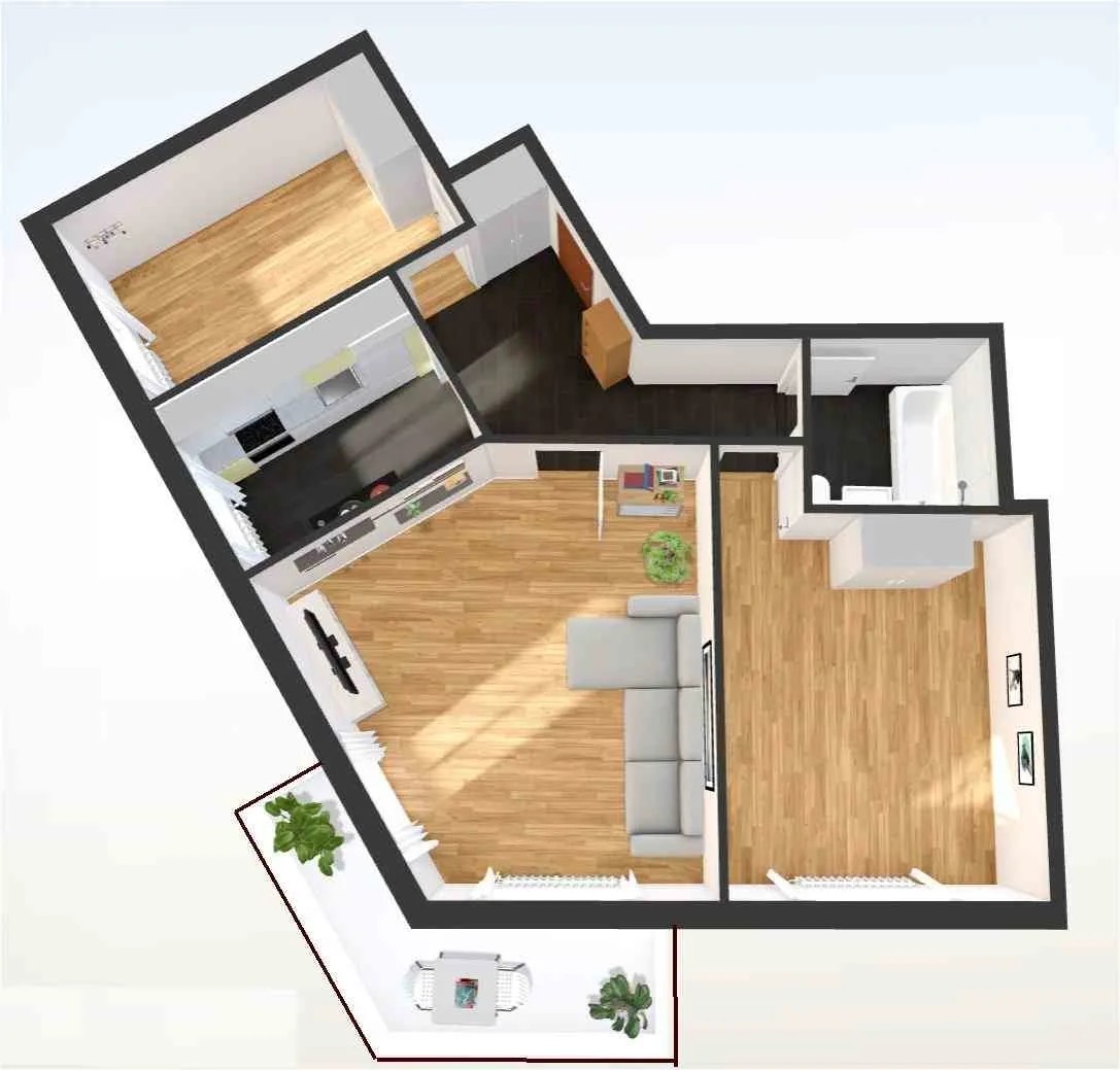 3 ½ rooms apartment