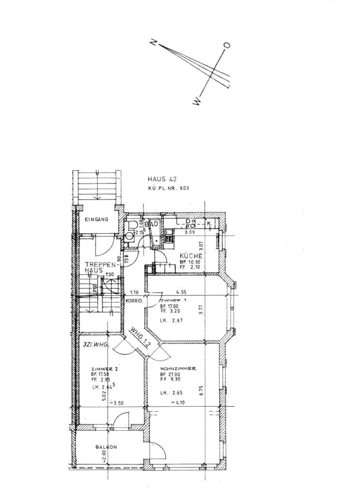 3 rooms apartment
