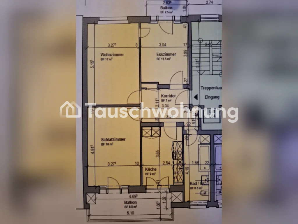 3 rooms apartment