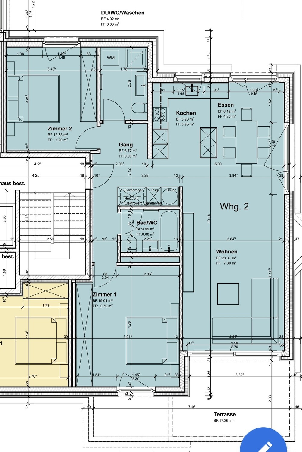 3 ½ rooms apartment