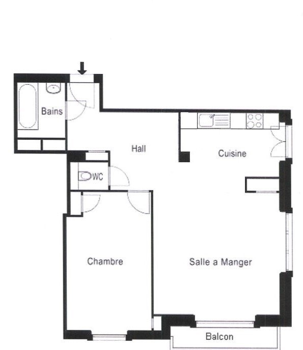 3 ½ rooms apartment