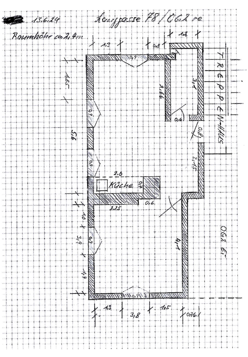 1 ½ rooms apartment