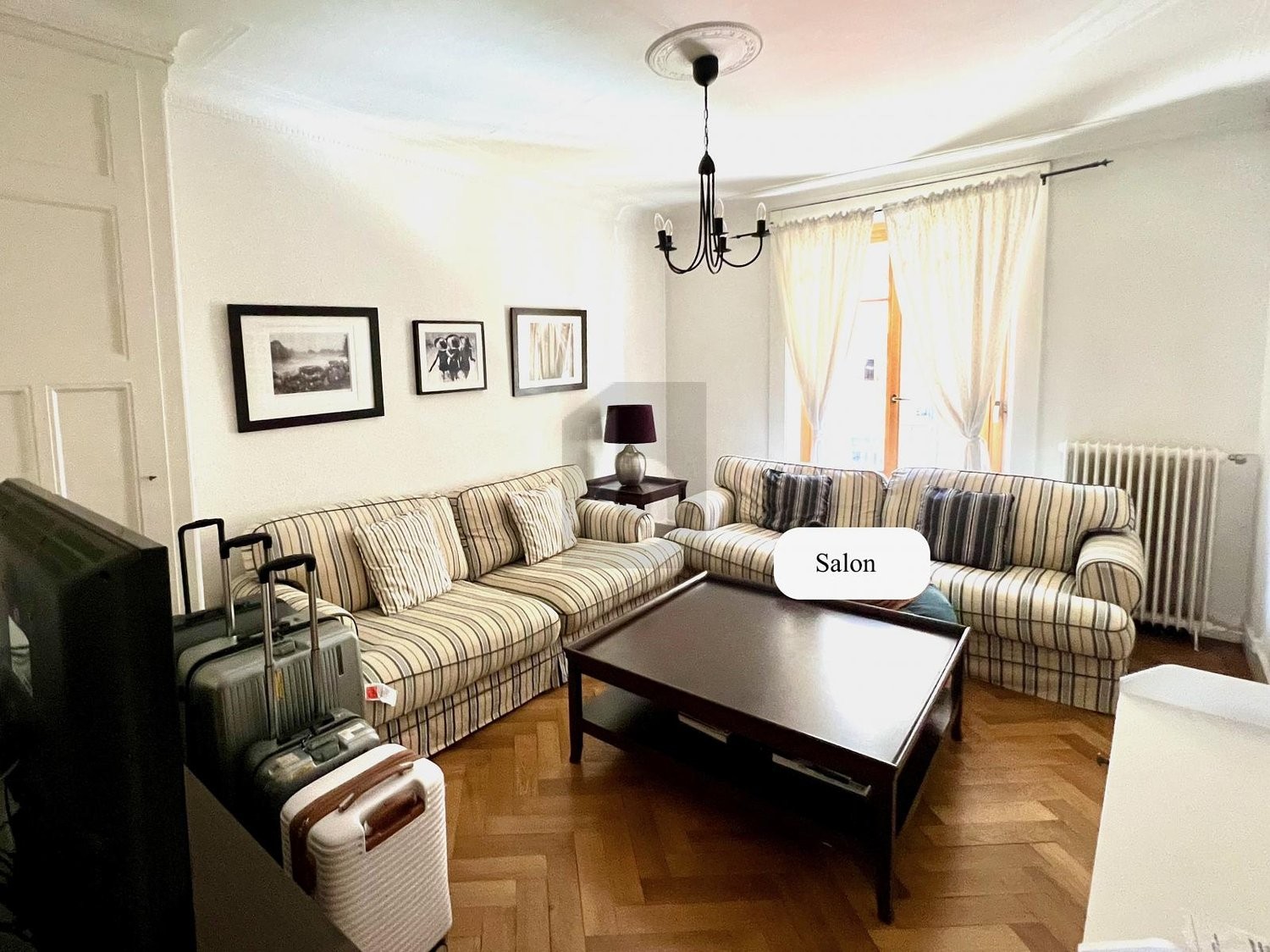 4 rooms furnished flat