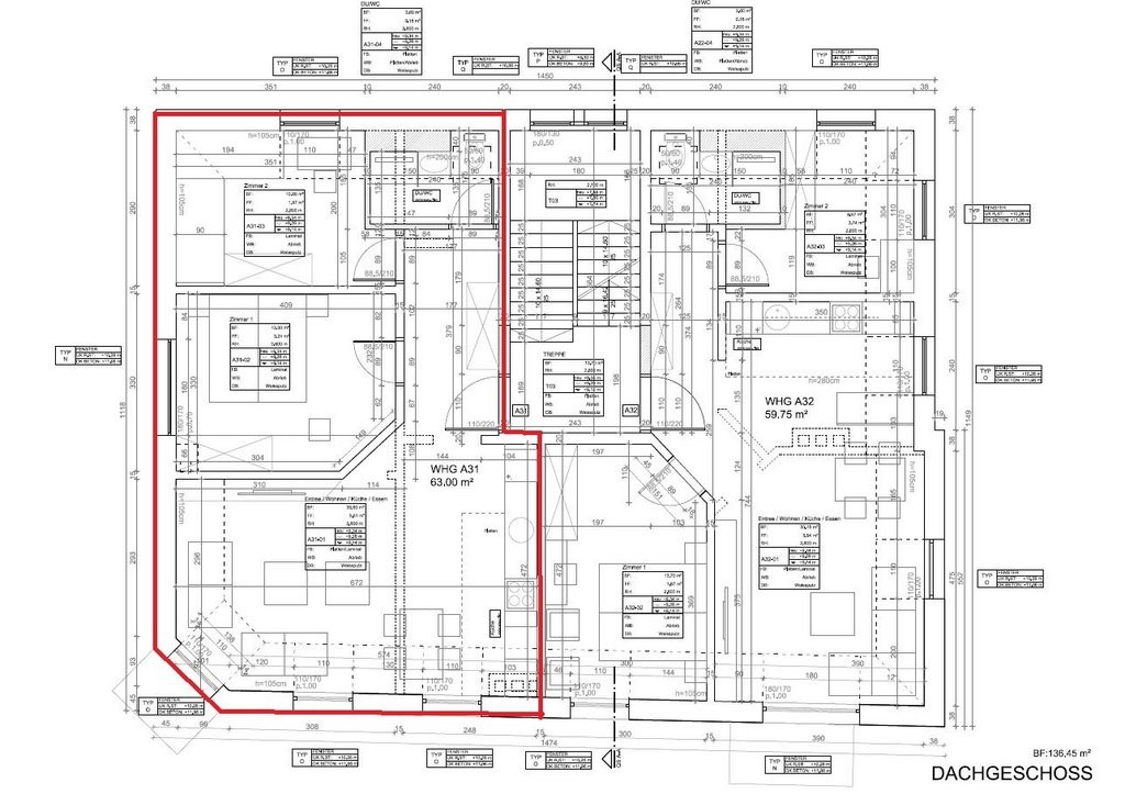 3 ½ rooms apartment