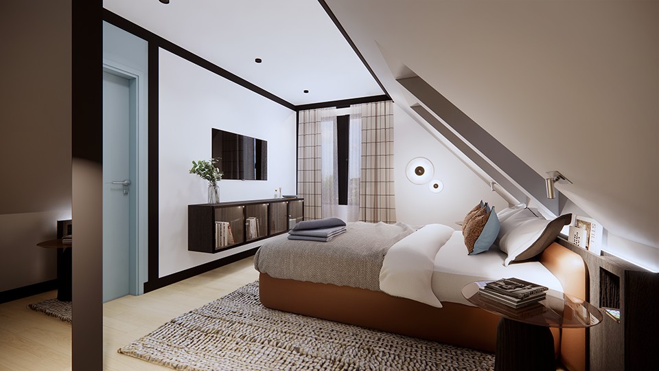 2 ½ pièces appartement meublé