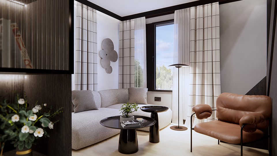 2 ½ pièces appartement meublé