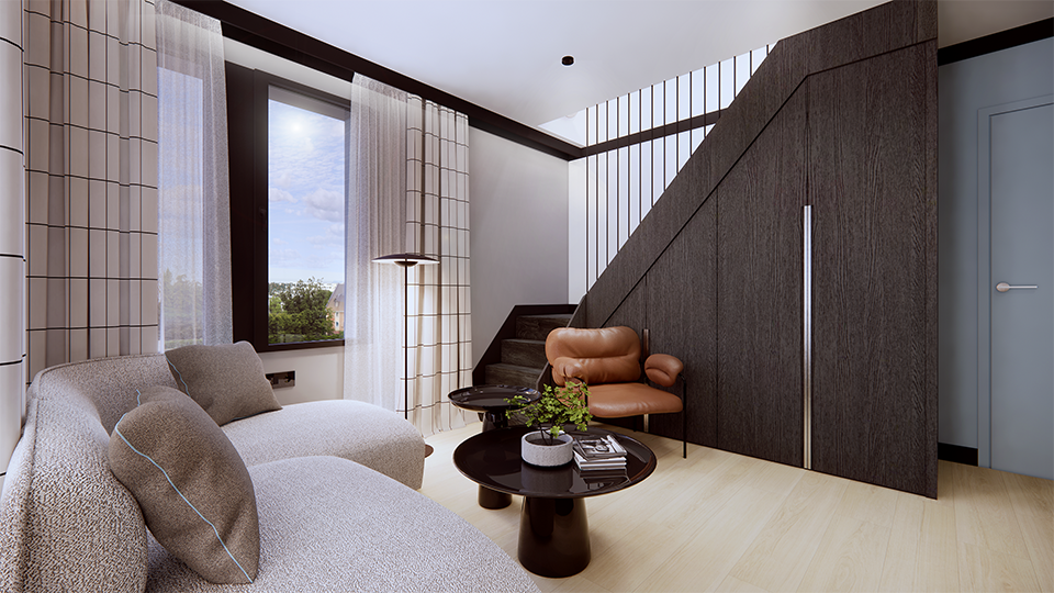 2 ½ pièces appartement meublé