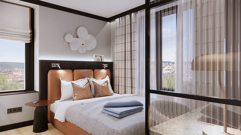 1 ½ pièces appartement meublé