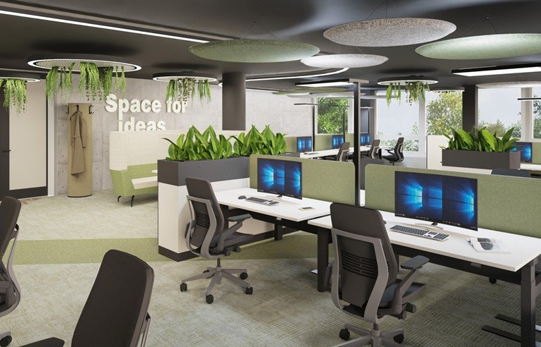 322m² office