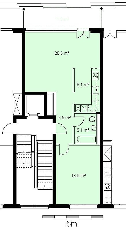 2 ½ rooms apartment