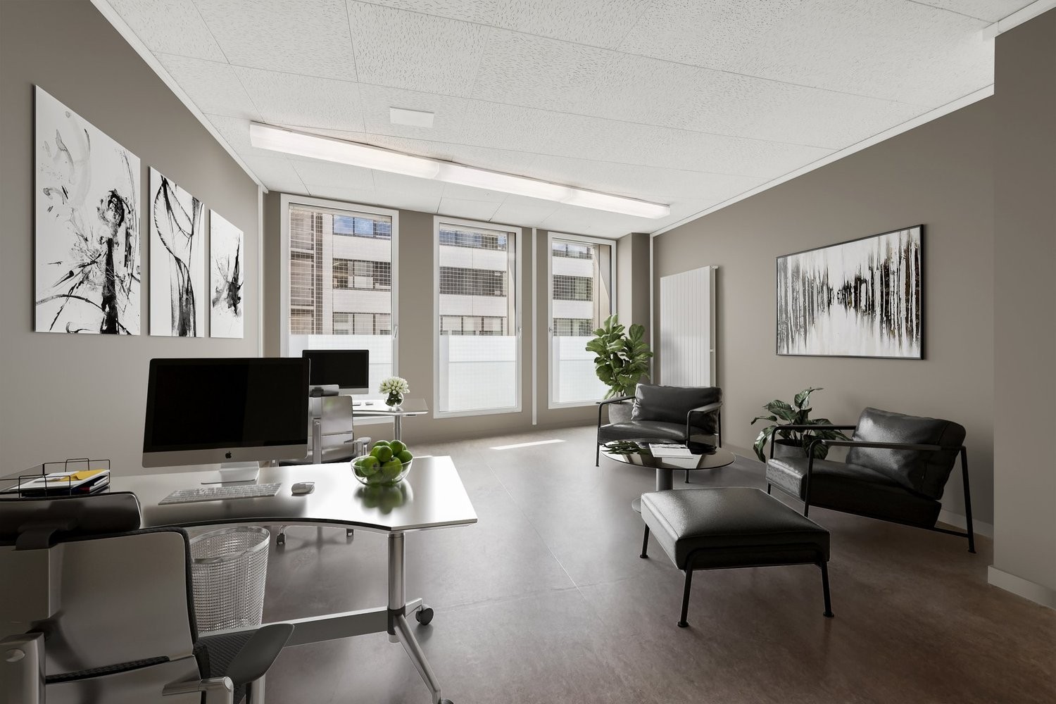 98m² office