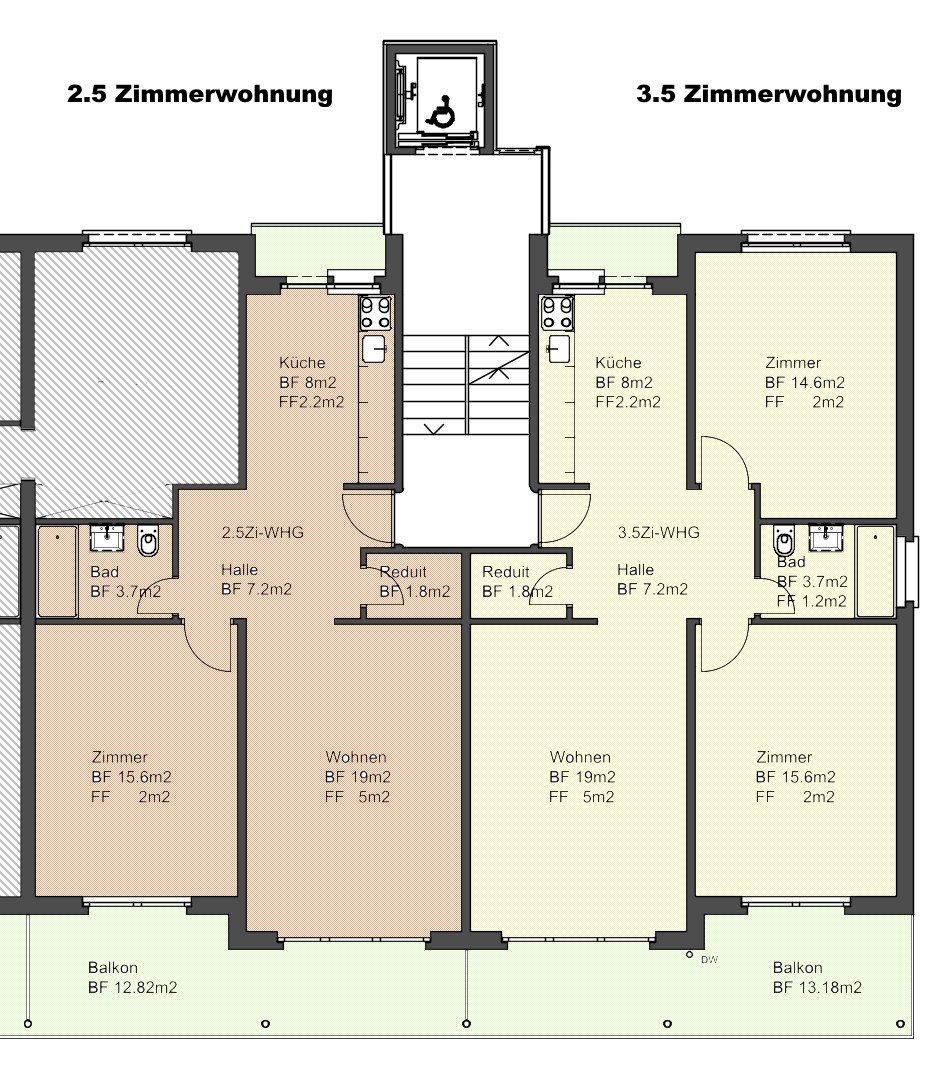 Appartement de 3 ½ pièces