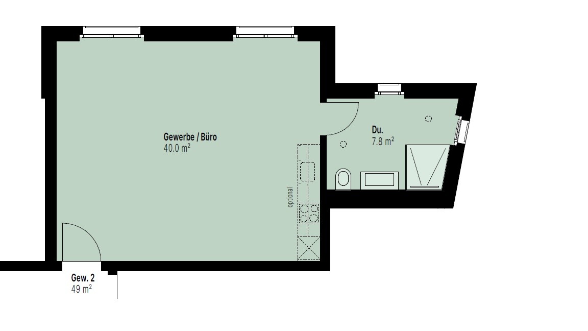 48m² office