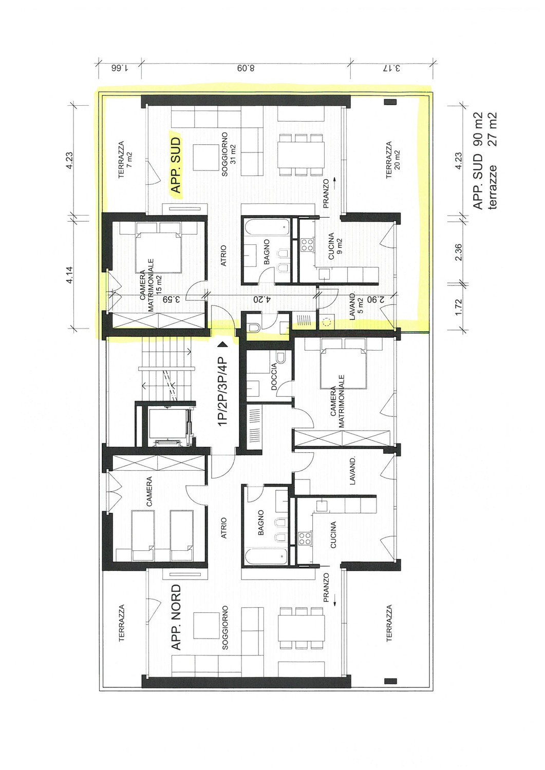 3-Zimmer-Wohnung