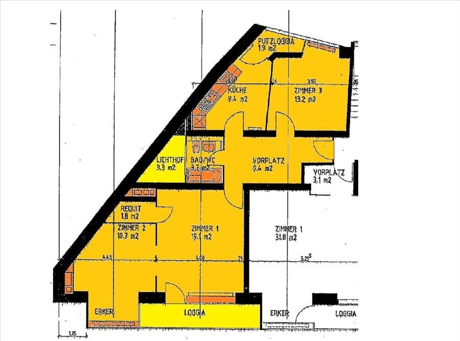 3 rooms apartment