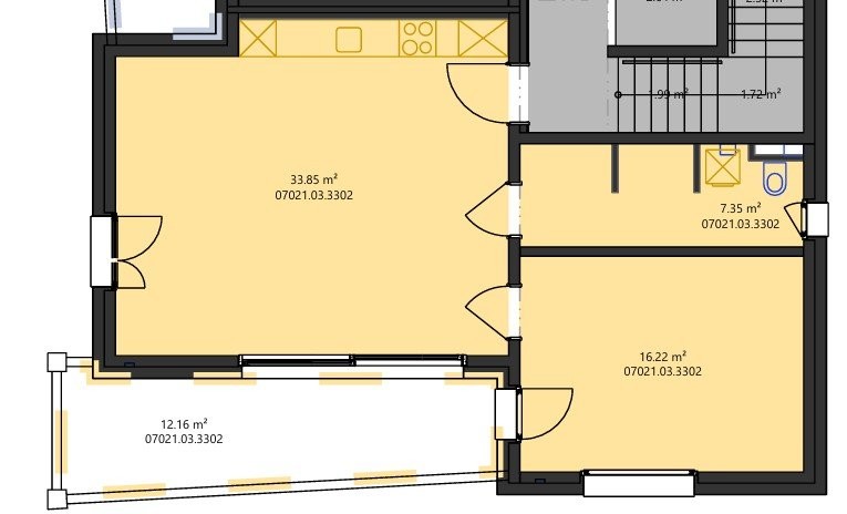 Appartement de 2 ½ pièces
