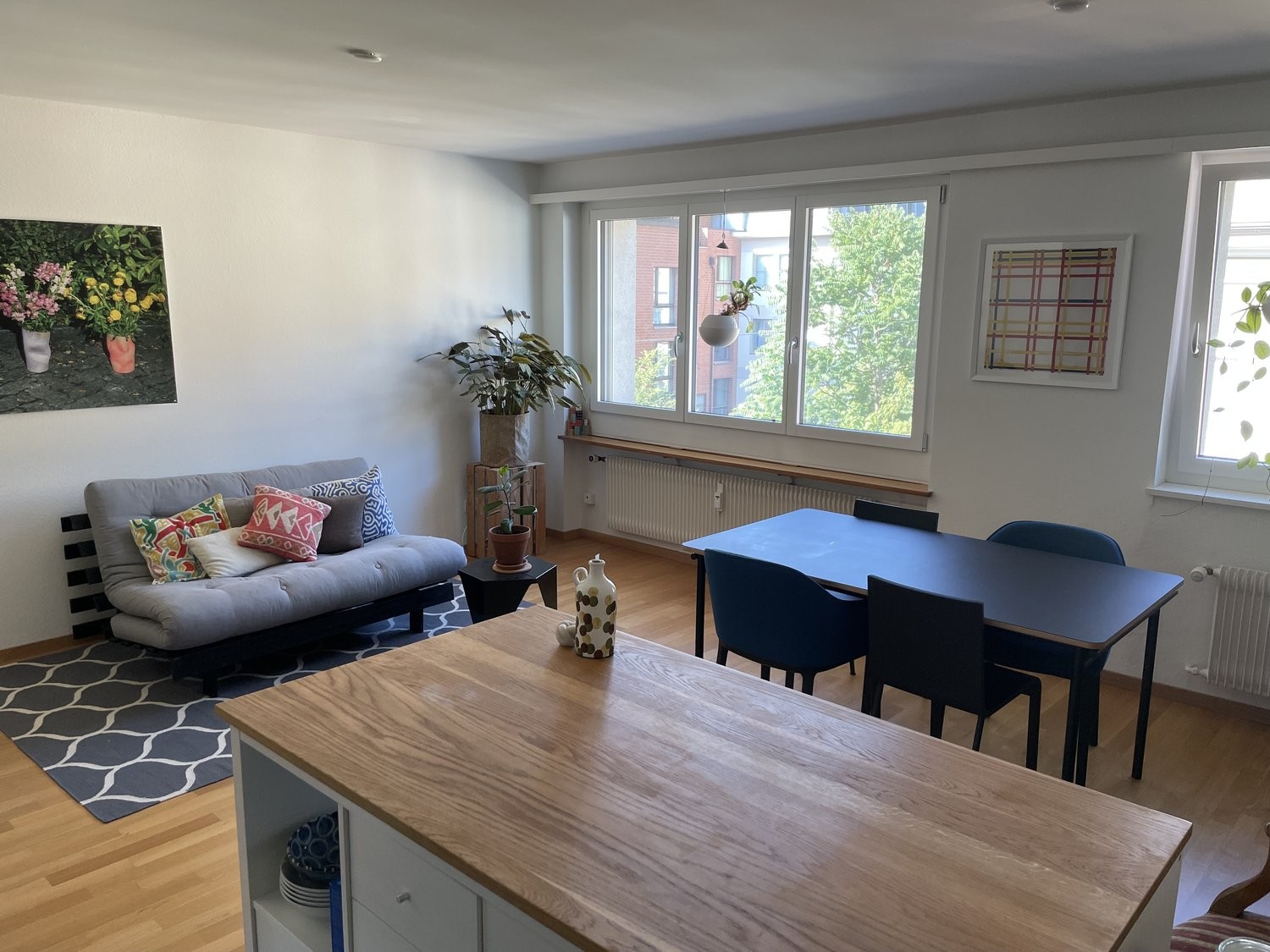 2 ½ rooms furnished flat