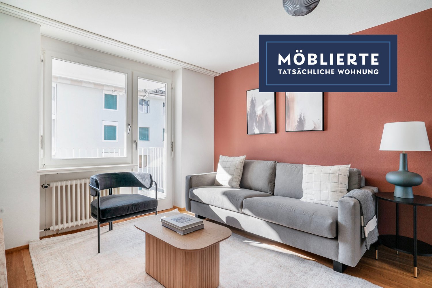 2 ½ rooms furnished flat
