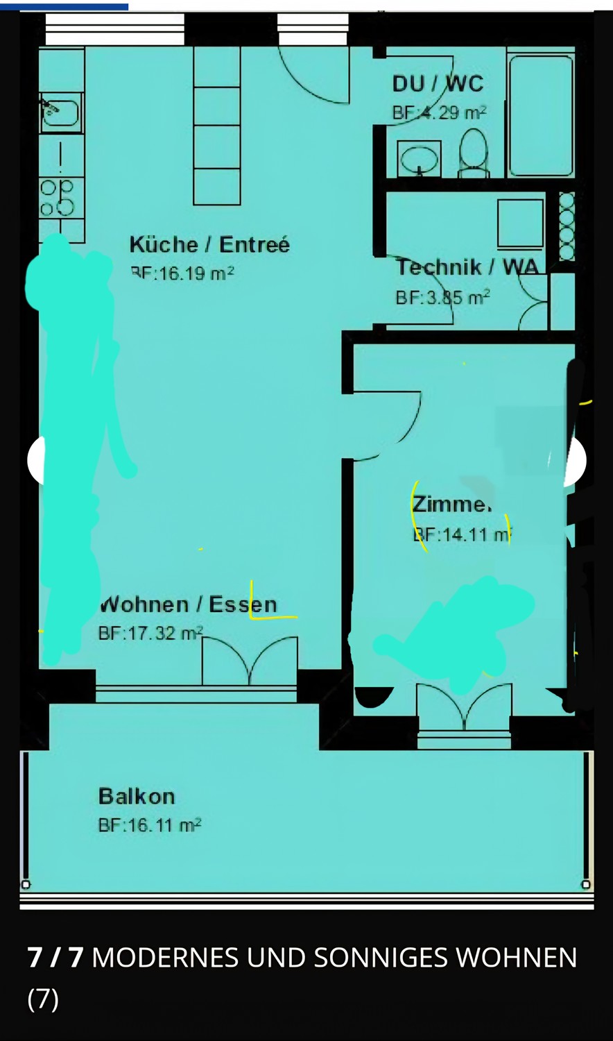 Appartamento di 2 ½ locali