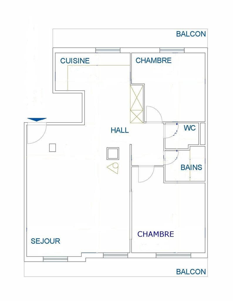 4 rooms apartment