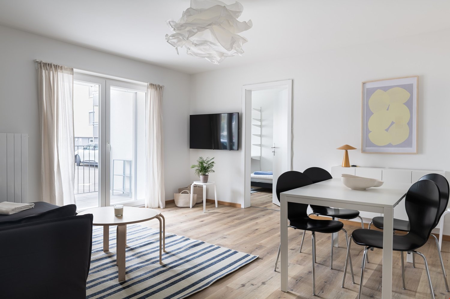 3 ½ rooms furnished flat