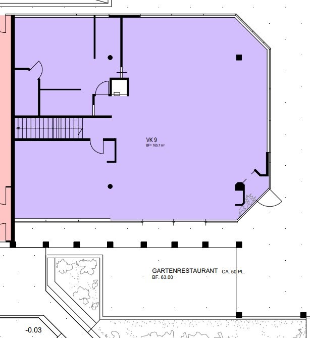 154m² commerciale