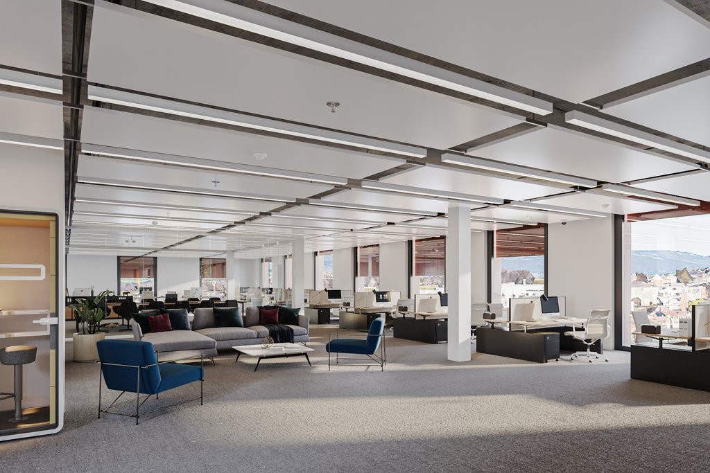 390m² Büro