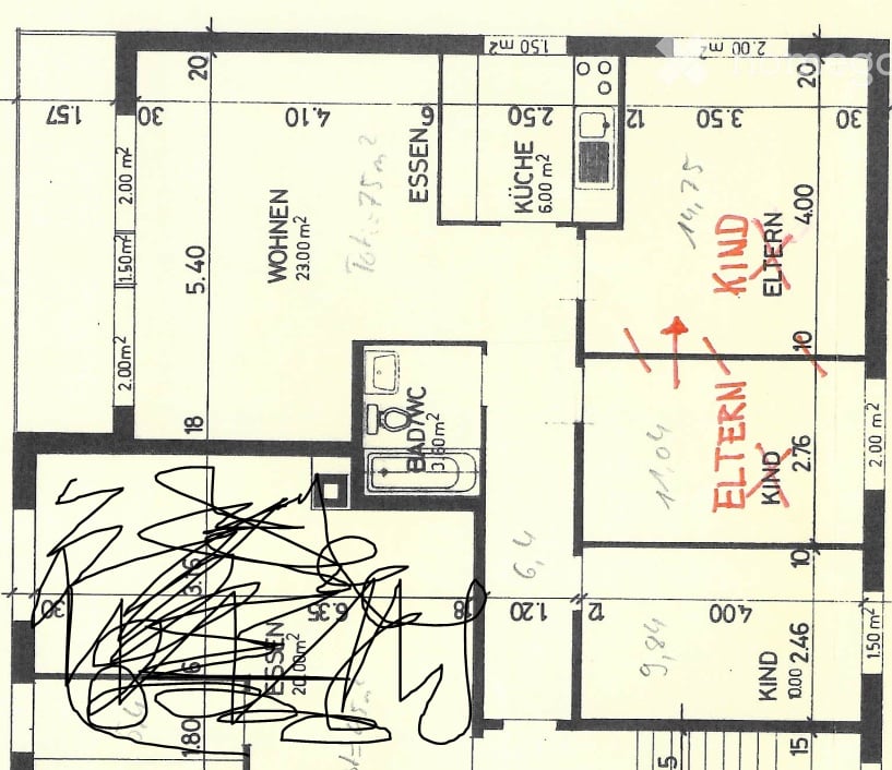 4 rooms apartment