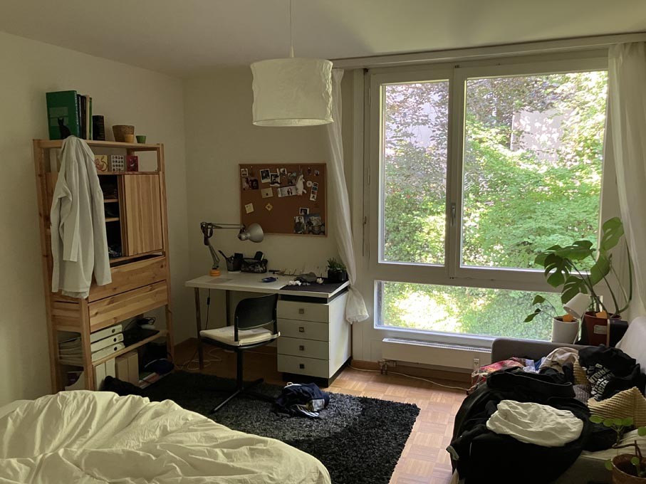 Chambre dans un appartement partagé