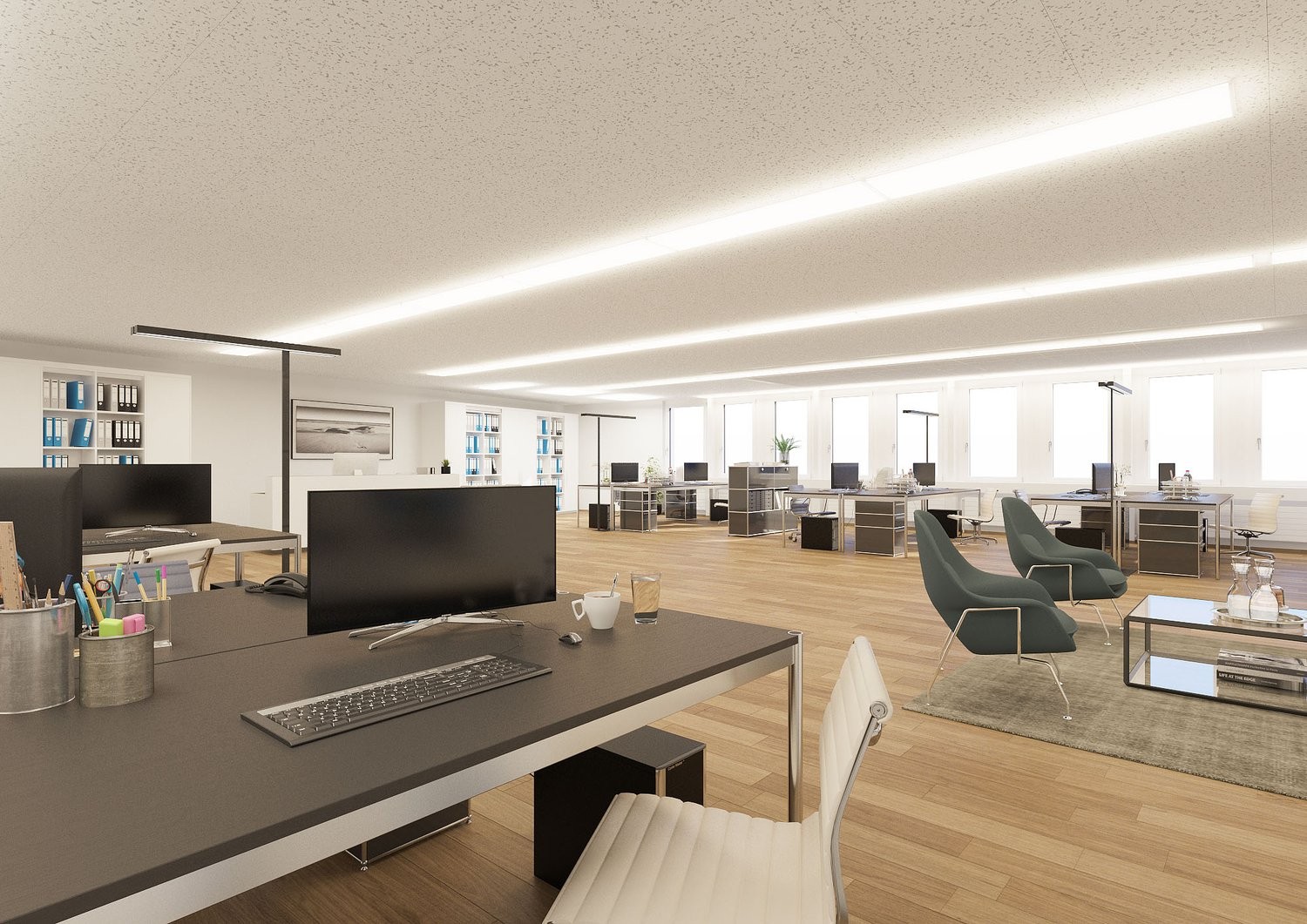 74m² office