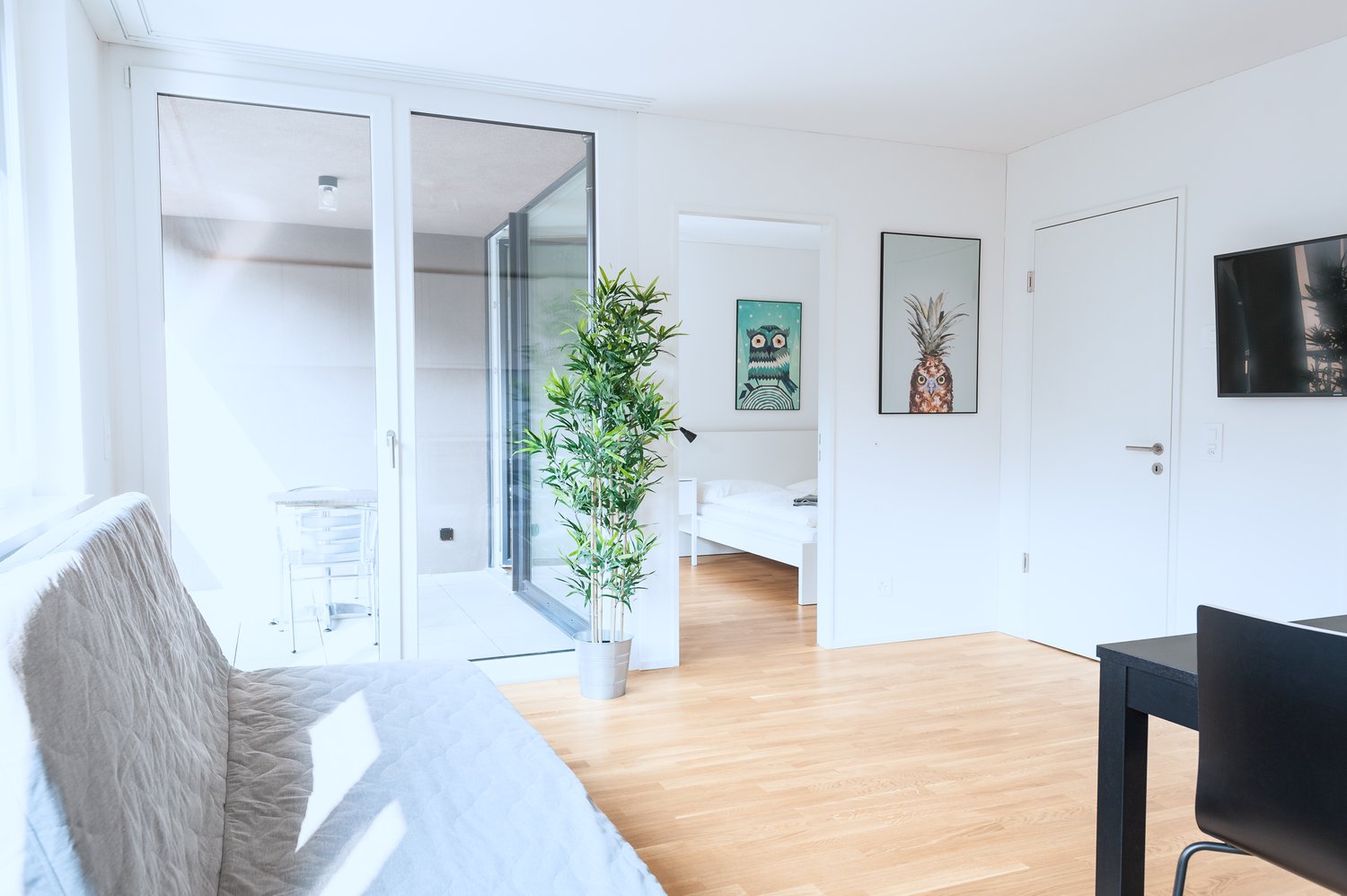 2 ½ rooms furnished flat