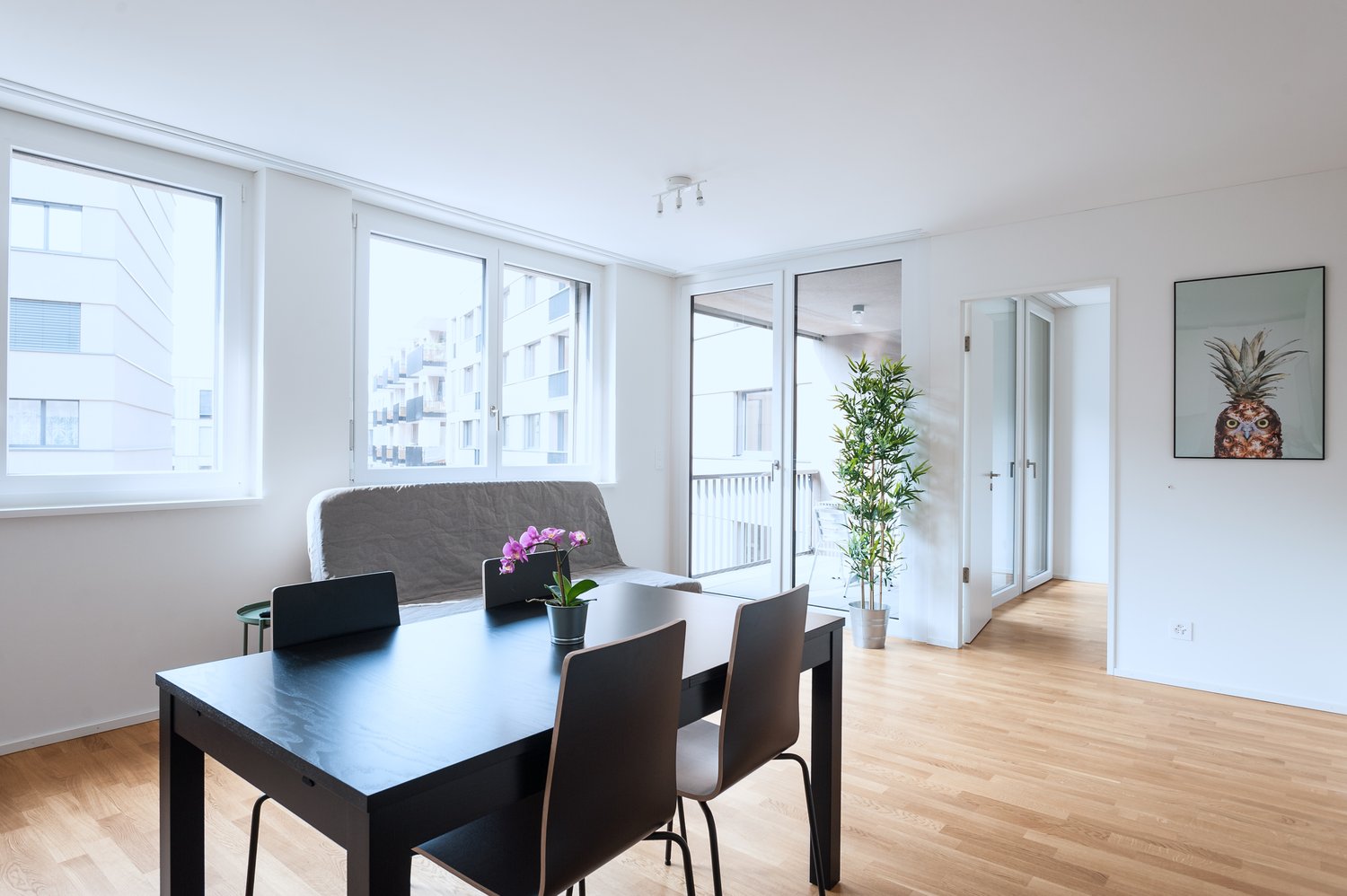 2 ½ rooms furnished flat