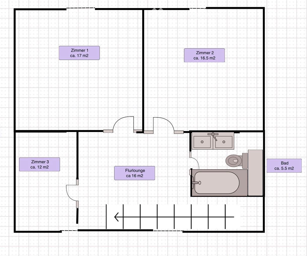 4 ½ rooms apartment