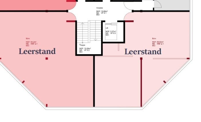 92m² office