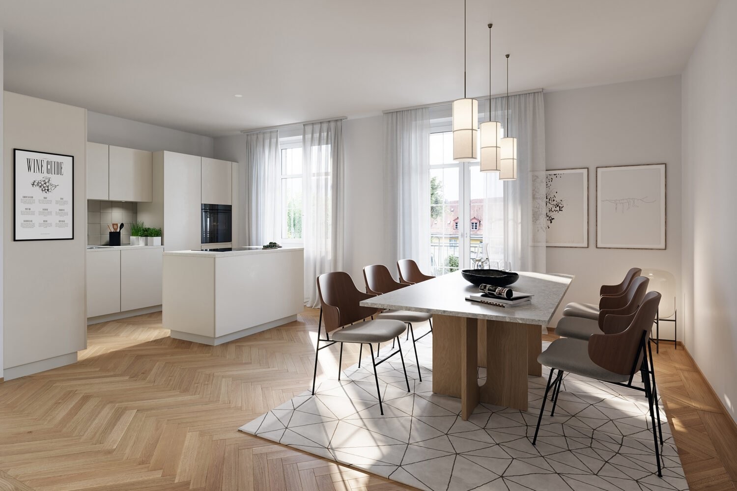 2 ½ pièces appartement