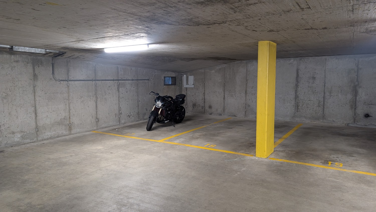 Posto auto sotterraneo
