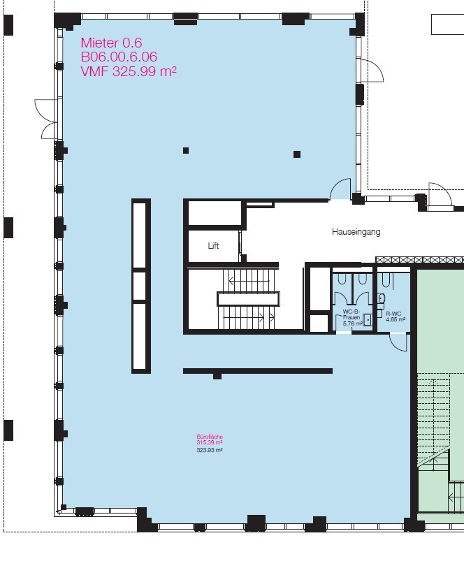 negozio di 326m²
