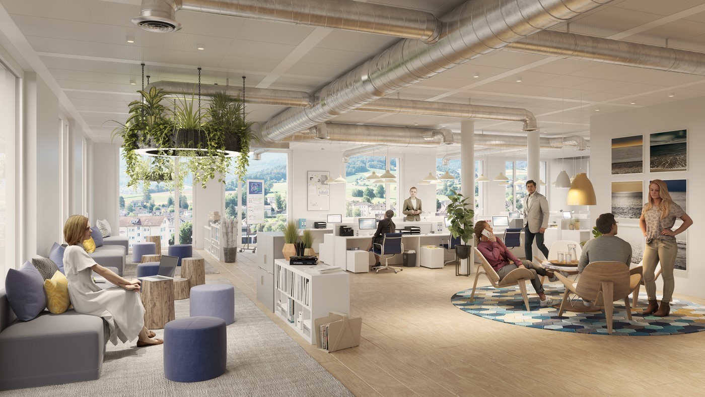 150-2000m² Büro