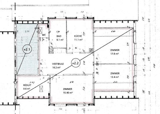3 ½ rooms roof flat