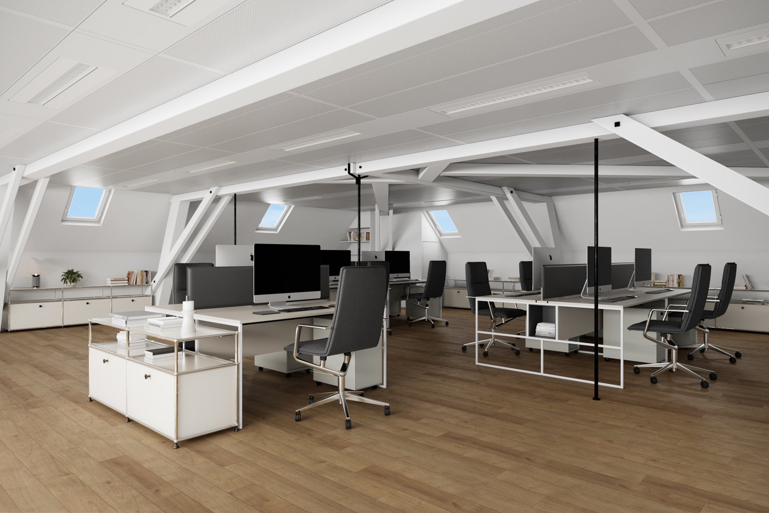 300m² office