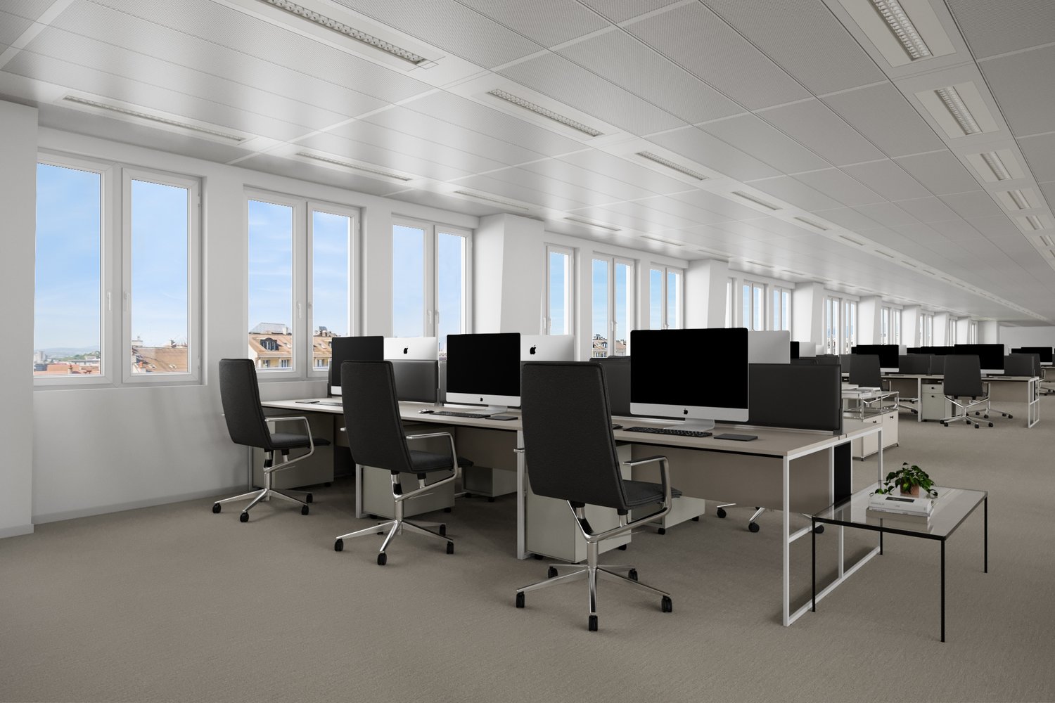 300m² office
