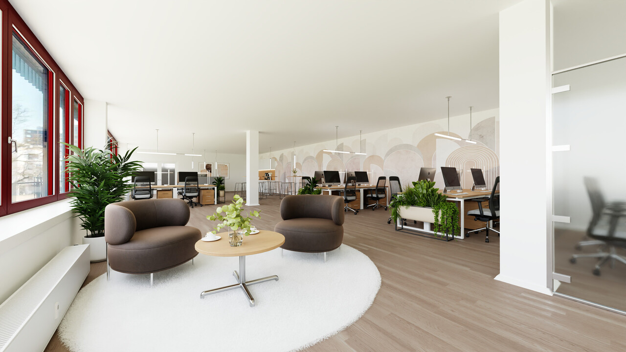 210m² office
