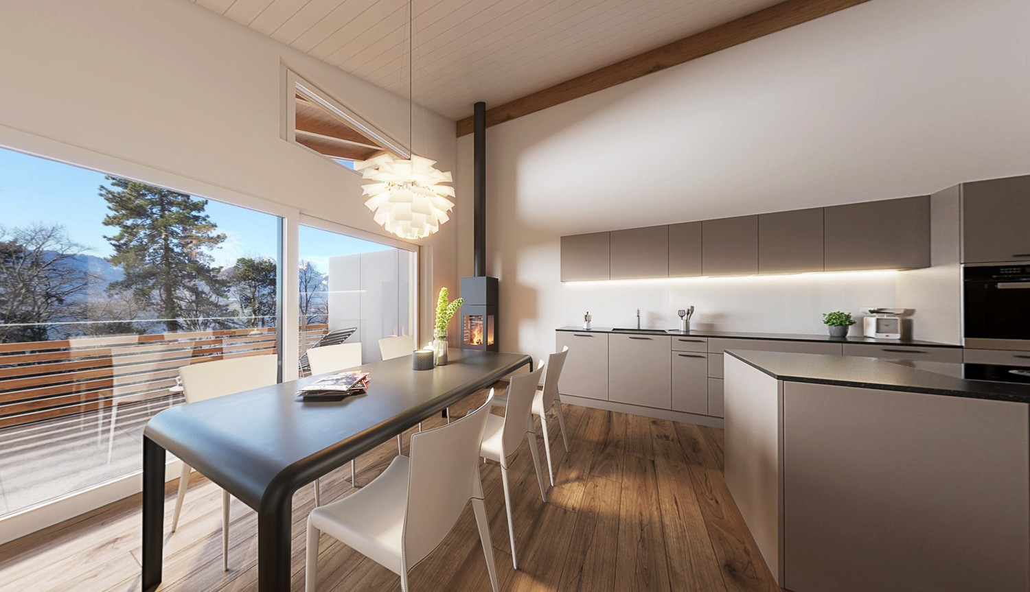 4 ½ pièces appartement au dernier étage
